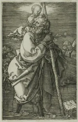 St. Christopher Facing to the Left