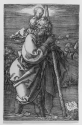 St. Christopher Facing to the Left