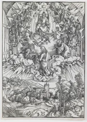 St. John before God and the Elders, from the Series 