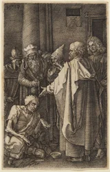 St. Peter and St. John Healing the Cripple (No. 16 from the Engraved Passion)