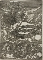 Sudarium Spread Out by an Angel