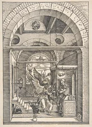 The Annunciation, from The Life of the Virgin, Latin Edition, 1511