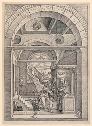 The Annunciation, from the Life of the Virgin Series