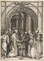The Betrothal of the Virgin, from "The Life of the Virgin"