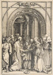The Betrothal of the Virgin, from "The Life of the Virgin"