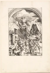 The Birth of the Virgin, from The Life of the Virgin