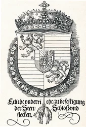 The Coat of Arms of Ferdinand I, King of Hungary and Bohemia