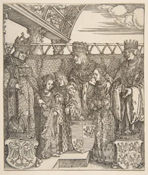 The Congress of Princes at Vienna, from the Triumphal Arch of Emperor Maximilian I