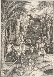 The Flight into Egypt, from The Life of the Virgin, Latin Edition