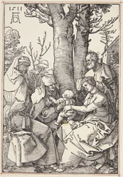 The Holy Family with Joachim and St. Anne