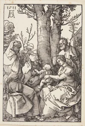 The Holy Family with Joachim and St. Anne