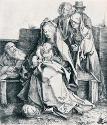 The Holy Family with St John, the Magdalene and Nicodemus