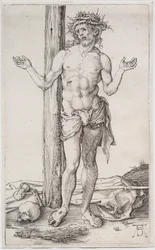 The Man of Sorrows Standing, with Hands Raised, c. 1500