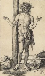 The Man of Sorrows with Arms Outstretched