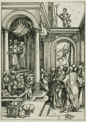 The Presentation of the Virgin in the Temple, from The Life of the Virgin