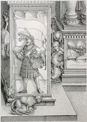 The Triumphal Arch of Emperor Maximilian I of Germany: (detail)