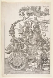 The Triumphal Chariot of Maximilian I The Great Tri..., probably finished ca. 1518, published 1522