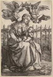 The Virgin and Child Crowned by Two Angels