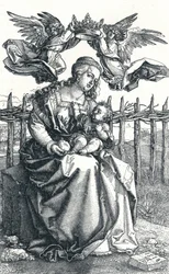 The Virgin and Child crowned by two Angels, 1518, 1906