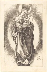 The Virgin and Child on a Crescent with a Sceptre and a Starry Crown