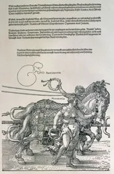 Triumphal Chariot of Emperor Maximilian I of Germany (1459-1519): (detail)