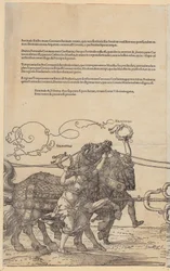 Velocitas, Plate 5 from the series "The Great Triumphal Chariot"