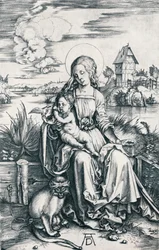 Virgin and Child with a Monkey