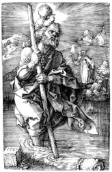Saint Christopher Facing Right