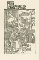 Saint Jerome in his study