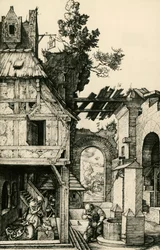 The Adoration of the Child, engraving