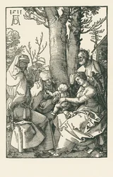 The Holy Family with Joachim and Anna under a Tree