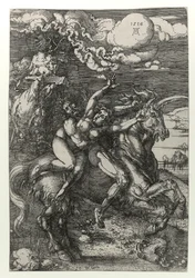 The abduction on the unicorn