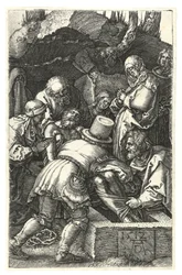 The burial of Christ