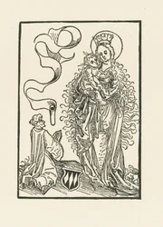 Virgin Mary Worshipped by Albrecht von Bonstetten