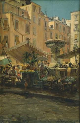 The Fountain of Spells in the Basso Porto District of Naples