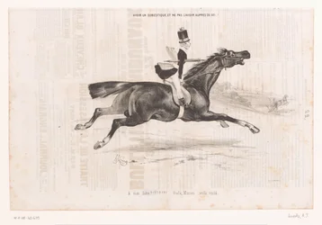 Young Man on Galloping Horse