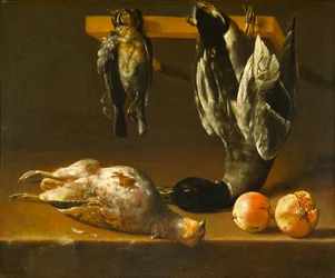 Still Life with Fowl and Pomegranates, c.1620-1640