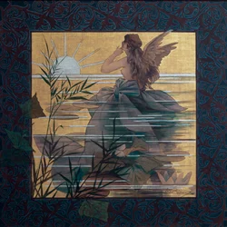 Composition with Winged Nymph at Sunrise