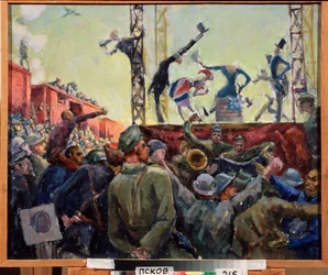 Agitation Brigade at the Front