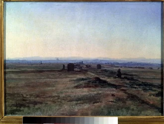 View of the Via Appia at Sunset (1845)