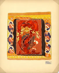 Design for a Carpet Publisher M. K. Tenisheva and S. I. Mamontov