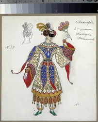 Costume Design for the Play The Masquerade by M. Lermontov
