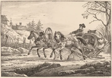 A Hired Coachman in Winter