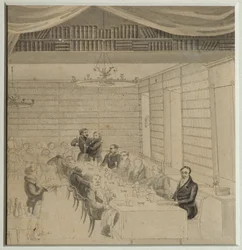 Literary Feasting in the bookstore of Aleksander Smirdin