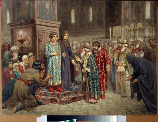 Election of Michel Romanov to the Rank of Tsar on March 14