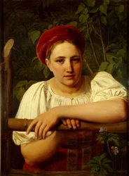 A Peasant Girl of Tver Region, 1840
