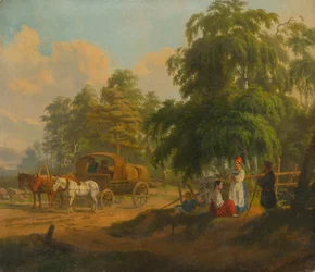 Landscape with Russian Troika