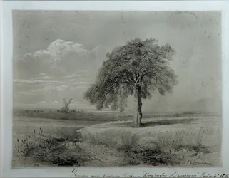 Landscape with Windmill