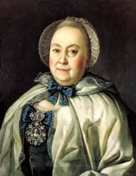 Portrait of the Lady-in-waiting Countess Maria A. Rumyantseva