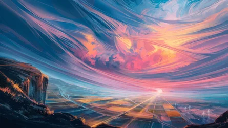 Vibrant Sky Horizon